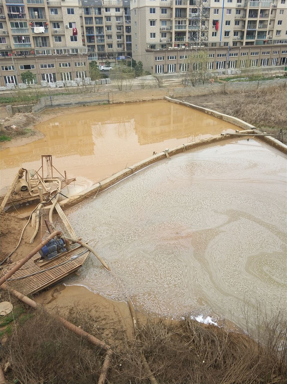 大冶沉淀池淤泥清理-厂区废水池淤泥清淤